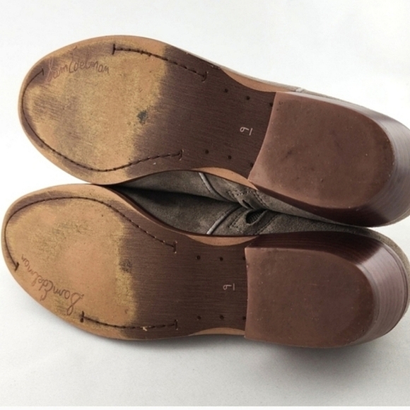 Sam Edelman Petty Women's Booties Sand Tan Suede  Western Low Heel Size 9M - Picture 9 of 14